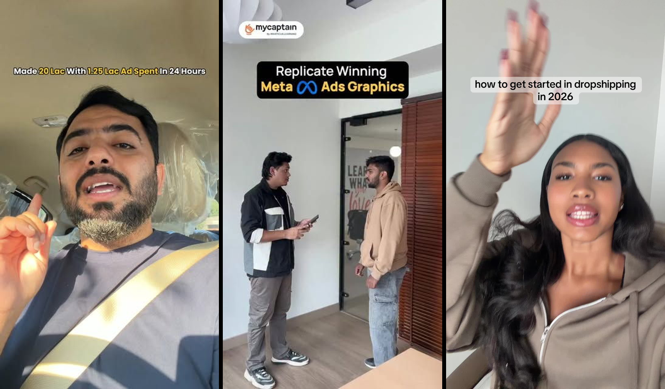 Seller celebrating massive TikTok Shop success with AI video ads generating 20 lakh rupees in sales within 24 hours